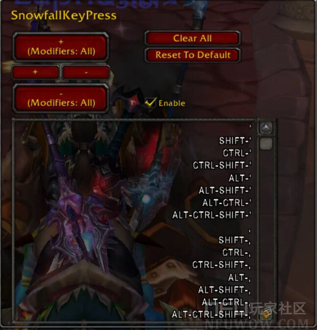 SnowfallKeyPress 3.35 加速施法